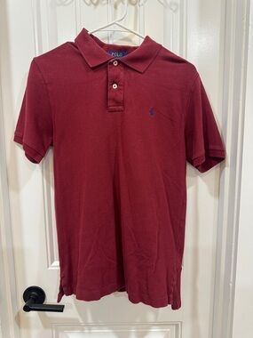 Polo by Ralph Lauren Men's Maroon Short-Sleeve Polo